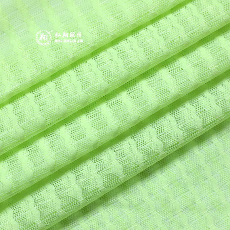 JN191PY2 Tissu de sous-vêtement jacquard en maille brillante en nylon spandex