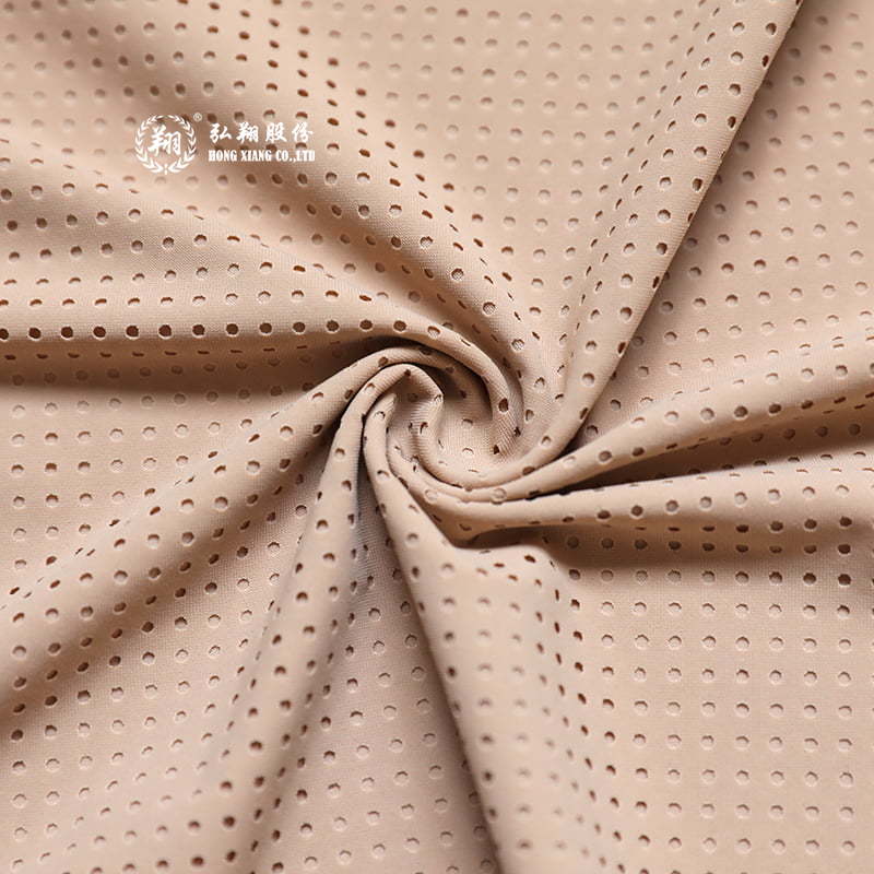 Tissu de sous-vêtement en maille plate à double diamètre en nylon spandex mat